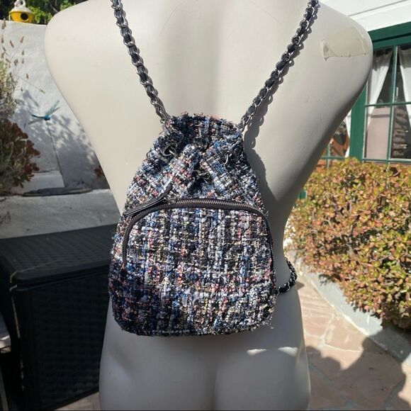 Zara Tweed Zara Mini Backpack - Picture 5 of 8